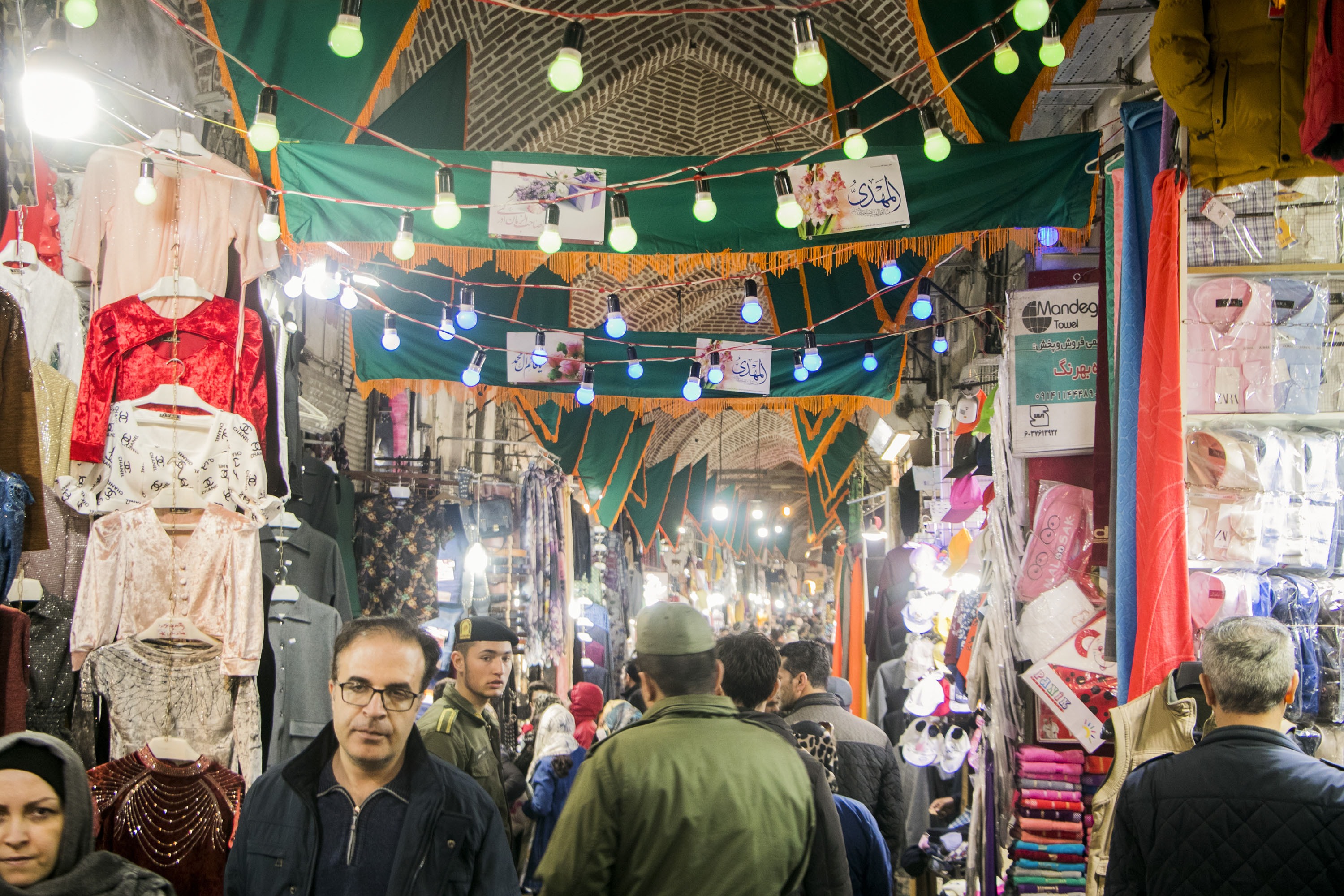 آذین بندی شهر تبریز به مناسبت نیمه شعبان