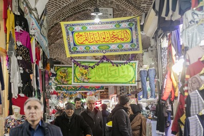 آذین بندی شهر تبریز به مناسبت نیمه شعبان