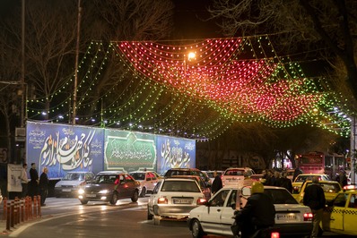 آذین بندی شهر تبریز به مناسبت نیمه شعبان