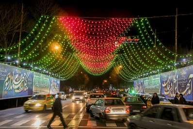 آذین بندی شهر تبریز به مناسبت نیمه شعبان