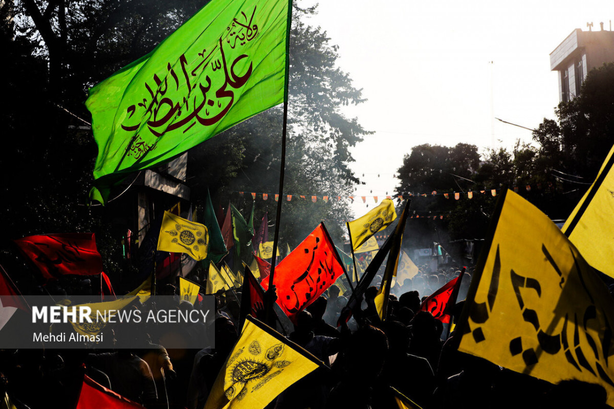 Marcha kilométrica de Ghadir en las provincias