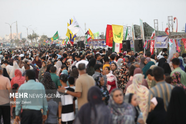 Marcha kilométrica de Ghadir en las provincias