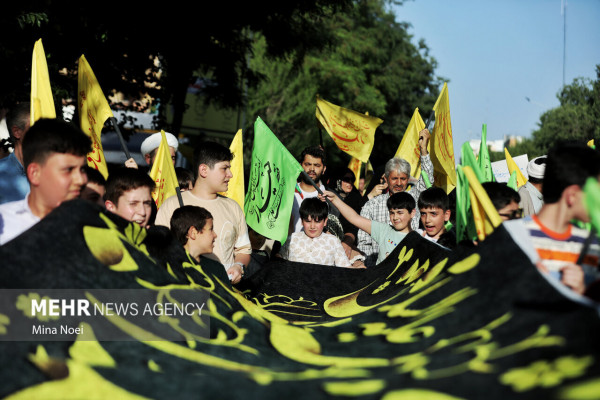 Marcha kilométrica de Ghadir en las provincias