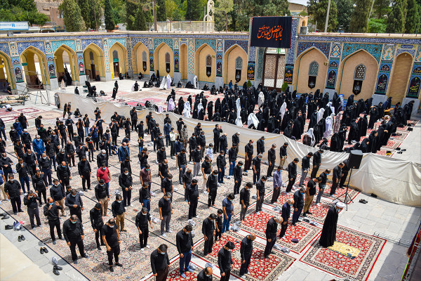 Celebración de los actos de duelo por el Imam Hussein (AS) con distanciamiento social