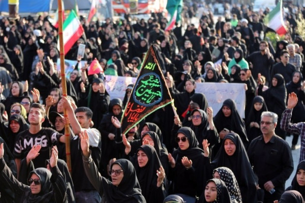 مراسم عزاداری یوم العطش در همدان