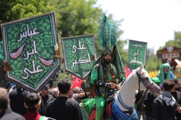 مراسم عزاداری سومین روز شهادت امام حسین (ع) در همدان