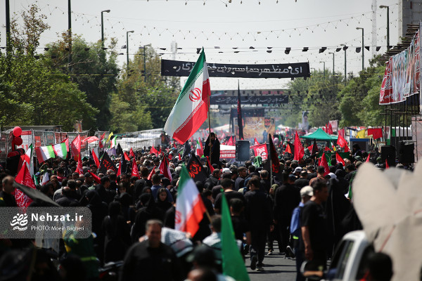 مراسم راهپیمایی جاماندگان اربعین حسینی برگزار شد